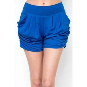 NEW WHITE LABEL women's lounge shorts with pockets in royal blue